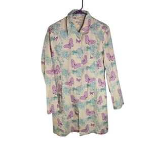 Janeville Butterfly Floral Pastel Coat
